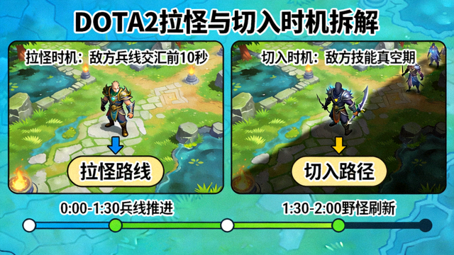 DOTA2拉怪与切入时机拆解焦点图